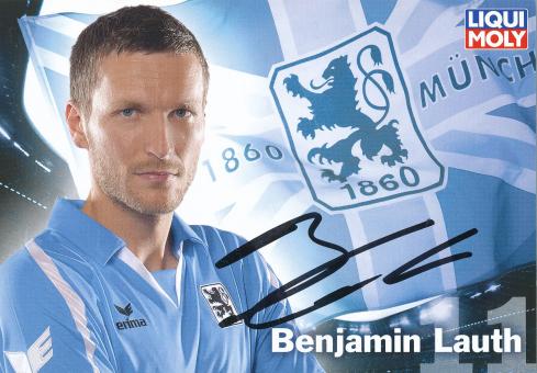 Benjamin Lauth  2009/2010  1860 München  Fußball Autogrammkarte original signiert 