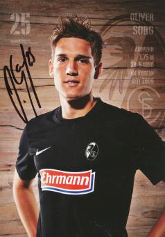 Oliver Sorg   SC Freiburg  Fußball Autogrammkarte original signiert 