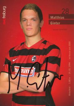 Matthias Ginter  2011/2012  SC Freiburg  Fußball Autogrammkarte original signiert 