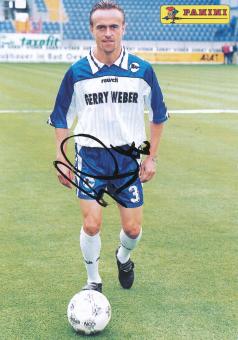 Günther Schäfer  1997/1998   Arminia Bielefeld  Fußball Autogrammkarte original signiert 
