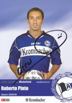 Roberto Pinto  2005/2006   Arminia Bielefeld  Fußball Autogrammkarte original signiert 