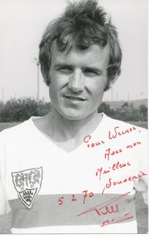Gilbert Gress   VFB Stuttgart  Fußball Autogramm Foto original signiert 