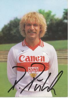 Rainer Rühle † 1981   1979/1980  VFB Stuttgart  Fußball  Autogrammkarte original signiert 