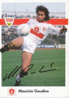 Maurizio Gaudino  1987/1988   VFB Stuttgart  Fußball  Autogrammkarte original signiert 
