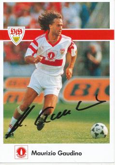 Maurizio Gaudino  1990/1991   VFB Stuttgart  Fußball  Autogrammkarte original signiert 