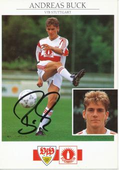 Andreas Buck    VFB Stuttgart  Fußball  Autogrammkarte original signiert 