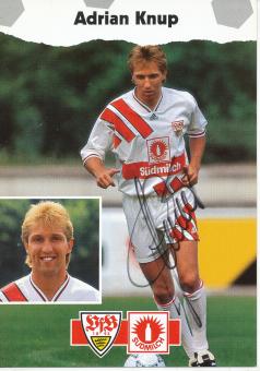Adrian Knup  1993/1994  VFB Stuttgart  Fußball  Autogrammkarte original signiert 