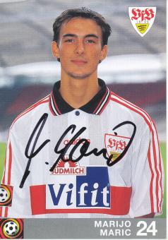 Marijo Maric  1996/1997  VFB Stuttgart  Fußball  Autogrammkarte original signiert 