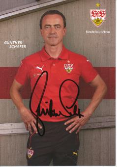 Günther Schäfer  2015/2016  VFB Stuttgart  Fußball  Autogrammkarte original signiert 