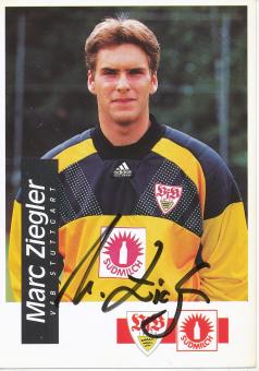 Marc Ziegler  1994/1995   VFB Stuttgart  Fußball  Autogrammkarte original signiert 
