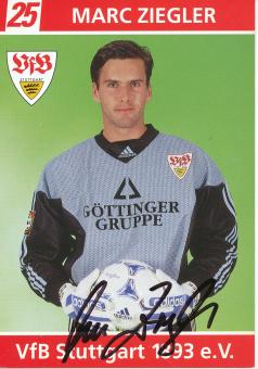 Marc Ziegler  1998/1999   VFB Stuttgart  Fußball  Autogrammkarte original signiert 