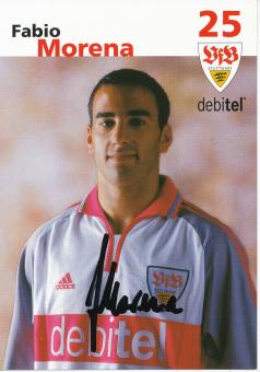 Fabio Morena  2001/2002  VFB Stuttgart  Fußball  Autogrammkarte original signiert 