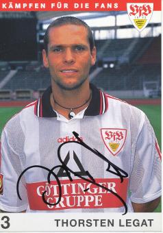 Thorsten Legat  1997/1998    VFB Stuttgart  Fußball  Autogrammkarte original signiert 