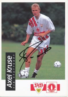 Axel Kruse  1994/1995    VFB Stuttgart  Fußball  Autogrammkarte original signiert 