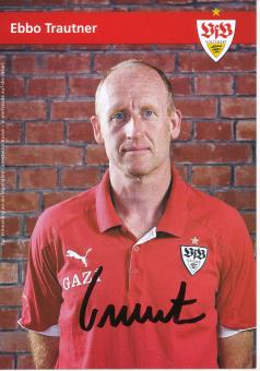 Eberhard Trautner  2010/2011    VFB Stuttgart  Fußball  Autogrammkarte original signiert 