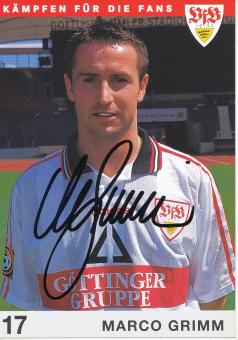 Marco Grimm  1997/1998    VFB Stuttgart  Fußball  Autogrammkarte original signiert 