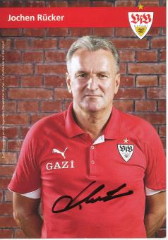 Jochen Rücker  2010/2011   VFB Stuttgart  Fußball  Autogrammkarte original signiert 