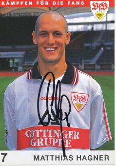 Matthias Hagner  1997/1998   VFB Stuttgart  Fußball  Autogrammkarte original signiert 