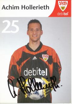 Achim Hollerieth  1999/2000  VFB Stuttgart  Fußball  Autogrammkarte original signiert 