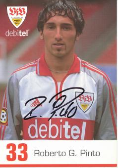 Roberto Pinto  2000/2001  VFB Stuttgart  Fußball  Autogrammkarte original signiert 