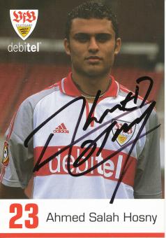 Ahmed Salah Hosny  2000/2001  VFB Stuttgart  Fußball  Autogrammkarte original signiert 