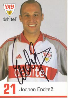 Jochen Endreß  2000/2001  VFB Stuttgart  Fußball  Autogrammkarte original signiert 