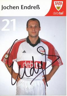 Jochen Endreß  1999/2000  VFB Stuttgart  Fußball  Autogrammkarte original signiert 