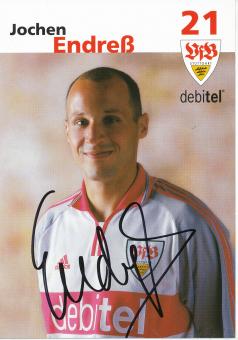 Jochen Endreß  2001/2002  VFB Stuttgart  Fußball  Autogrammkarte original signiert 