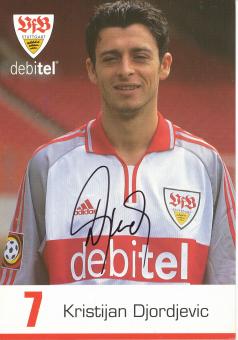 Kristijan Djordjevic  1998/1999    VFB Stuttgart  Fußball  Autogrammkarte original signiert 