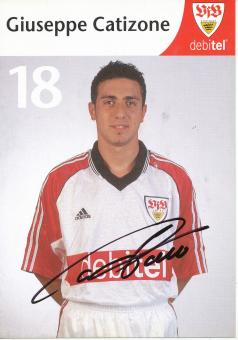 Giuseppe Catizone  1999/2000    VFB Stuttgart  Fußball  Autogrammkarte original signiert 