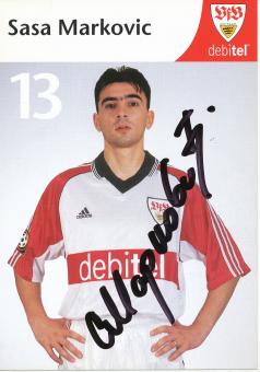 Sasa Markovic  1999/2000    VFB Stuttgart  Fußball  Autogrammkarte original signiert 
