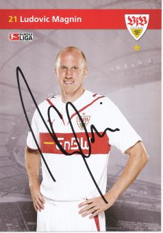 Ludovic Magnin  2009/2010    VFB Stuttgart  Fußball  Autogrammkarte original signiert 