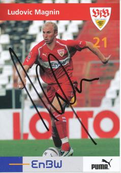 Ludovic Magnin  2005/2006    VFB Stuttgart  Fußball  Autogrammkarte original signiert 