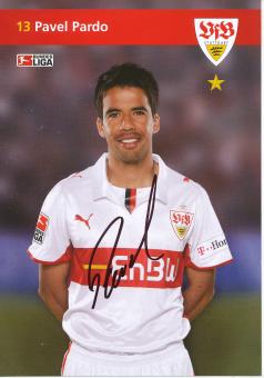 Pavel Pardo   2008/2009    VFB Stuttgart  Fußball  Autogrammkarte original signiert 