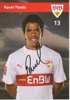 Pavel Pardo   2006/2007    VFB Stuttgart  Fußball  Autogrammkarte original signiert 