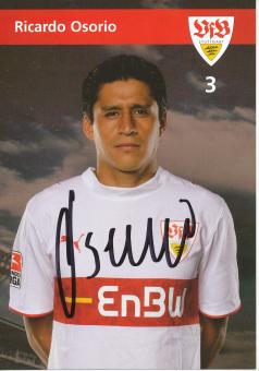 Ricardo Osorio   2006/2007    VFB Stuttgart  Fußball  Autogrammkarte original signiert 
