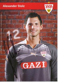 Alexander Stolz   2010/2011    VFB Stuttgart  Fußball  Autogrammkarte original signiert 