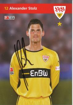 Alexander Stolz   2008/2009    VFB Stuttgart  Fußball  Autogrammkarte original signiert 