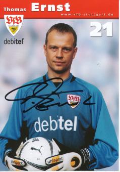 Thomas Ernst   2002/2003    VFB Stuttgart  Fußball  Autogrammkarte original signiert 