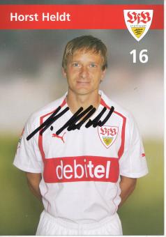 Horst Heldt   2004/2005   VFB Stuttgart  Fußball  Autogrammkarte original signiert 