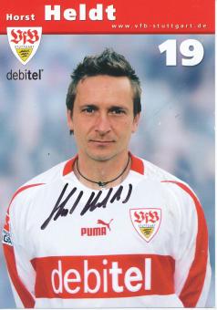 Horst Heldt   2002/2003   VFB Stuttgart  Fußball  Autogrammkarte original signiert 