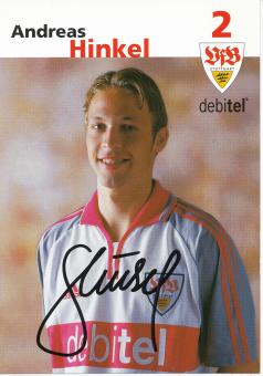 Andreas Hinkel   2001/2002   VFB Stuttgart  Fußball  Autogrammkarte original signiert 