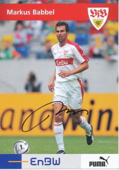 Markus Babbel  2005/2006  VFB Stuttgart  Fußball  Autogrammkarte original signiert 
