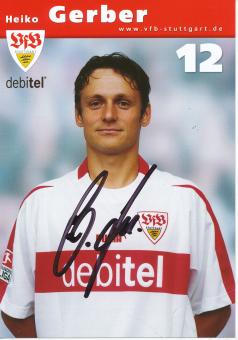 Heiko Gerber  2002/2003  VFB Stuttgart  Fußball  Autogrammkarte original signiert 
