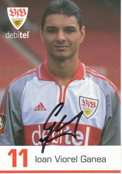 Ioan Viorel Ganea  2000/2001  VFB Stuttgart  Fußball  Autogrammkarte original signiert 