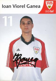 Ioan Viorel Ganea  1999/2000  VFB Stuttgart  Fußball  Autogrammkarte original signiert 