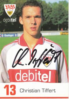 Christian Tiffert  2000/2001  VFB Stuttgart  Fußball  Autogrammkarte original signiert 