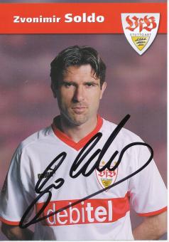 Zvonimir Soldo  2003/2004  VFB Stuttgart  Fußball  Autogrammkarte original signiert 