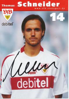 Thomas Schneider   2002/2003  VFB Stuttgart  Fußball  Autogrammkarte original signiert 