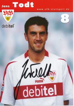 Jens Todt  2002/2003  VFB Stuttgart  Fußball  Autogrammkarte original signiert 